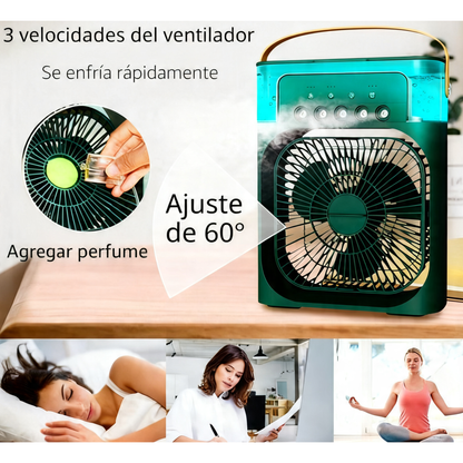 Ventilador con Humidificador