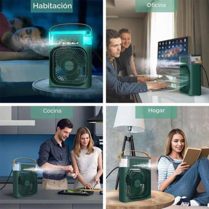 Ventilador con Humidificador